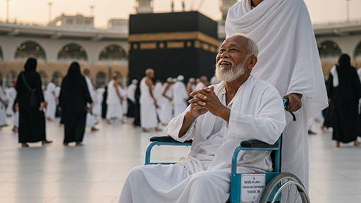 Sadaqa Omra : Don d'un Fauteuil Roulant pour les Pèlerins 12 Don De Fauteuil Roulant Aux Pelerins De La Mecque