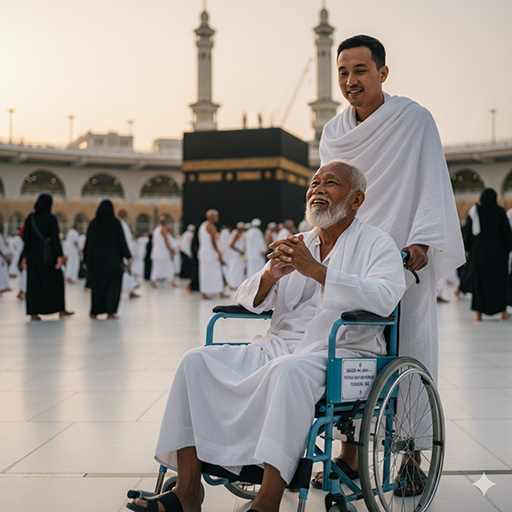 Don De Fauteuil Roulant Aux Pelerins De La Mecque