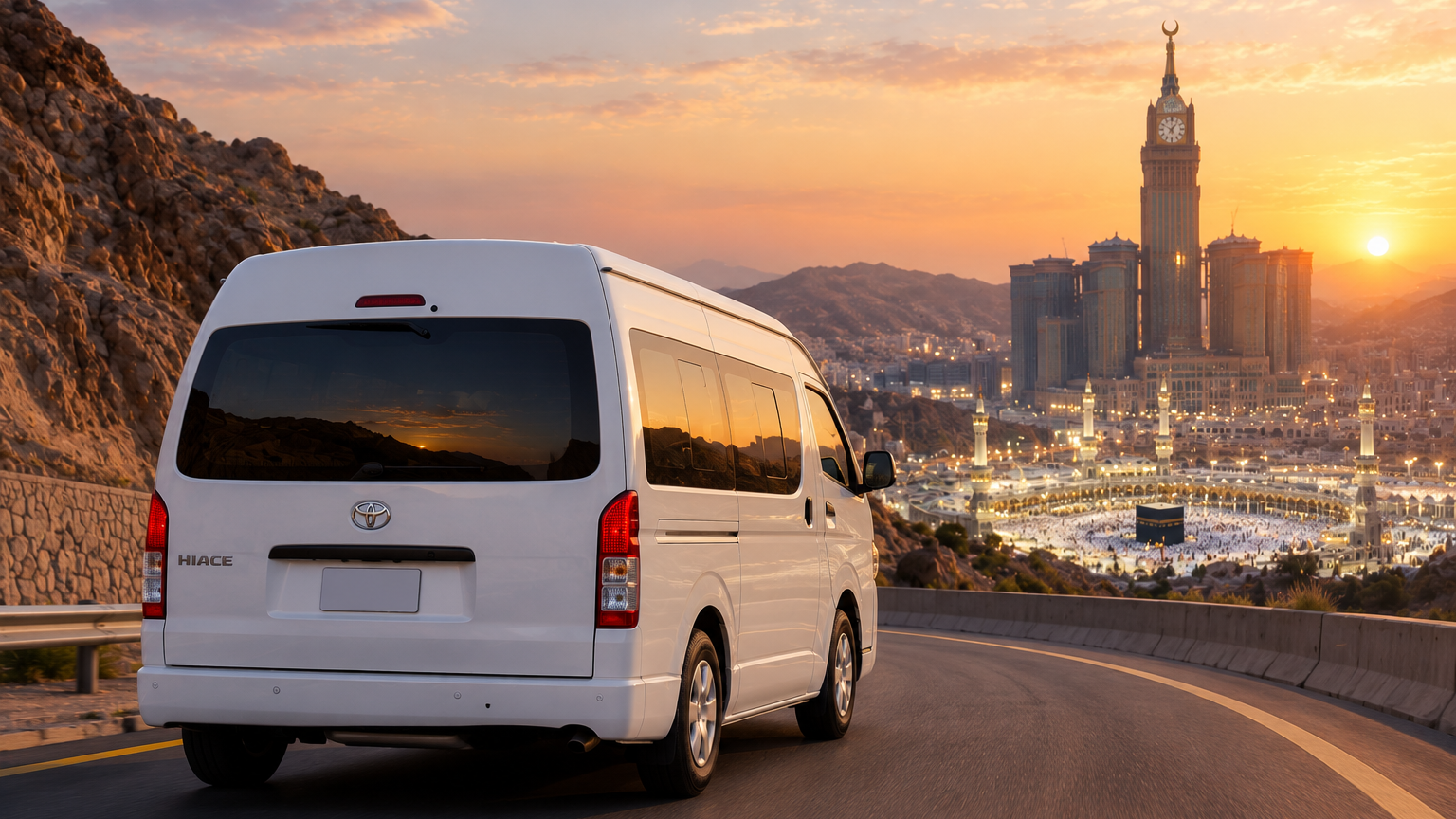 Transfert Privé Makkah / Madinah — Van Spacieux Jusqu'À 11 Places