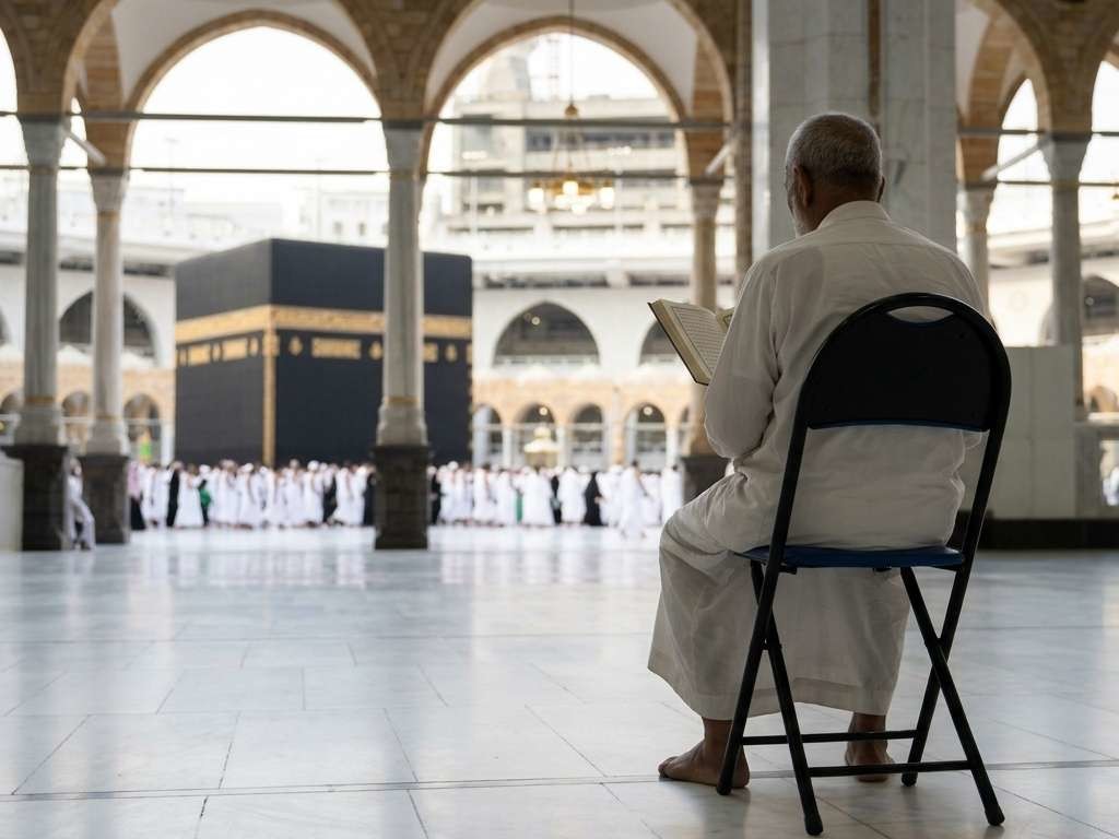 Guide In Makkah Chaise Pour Pelerins Haram Uai