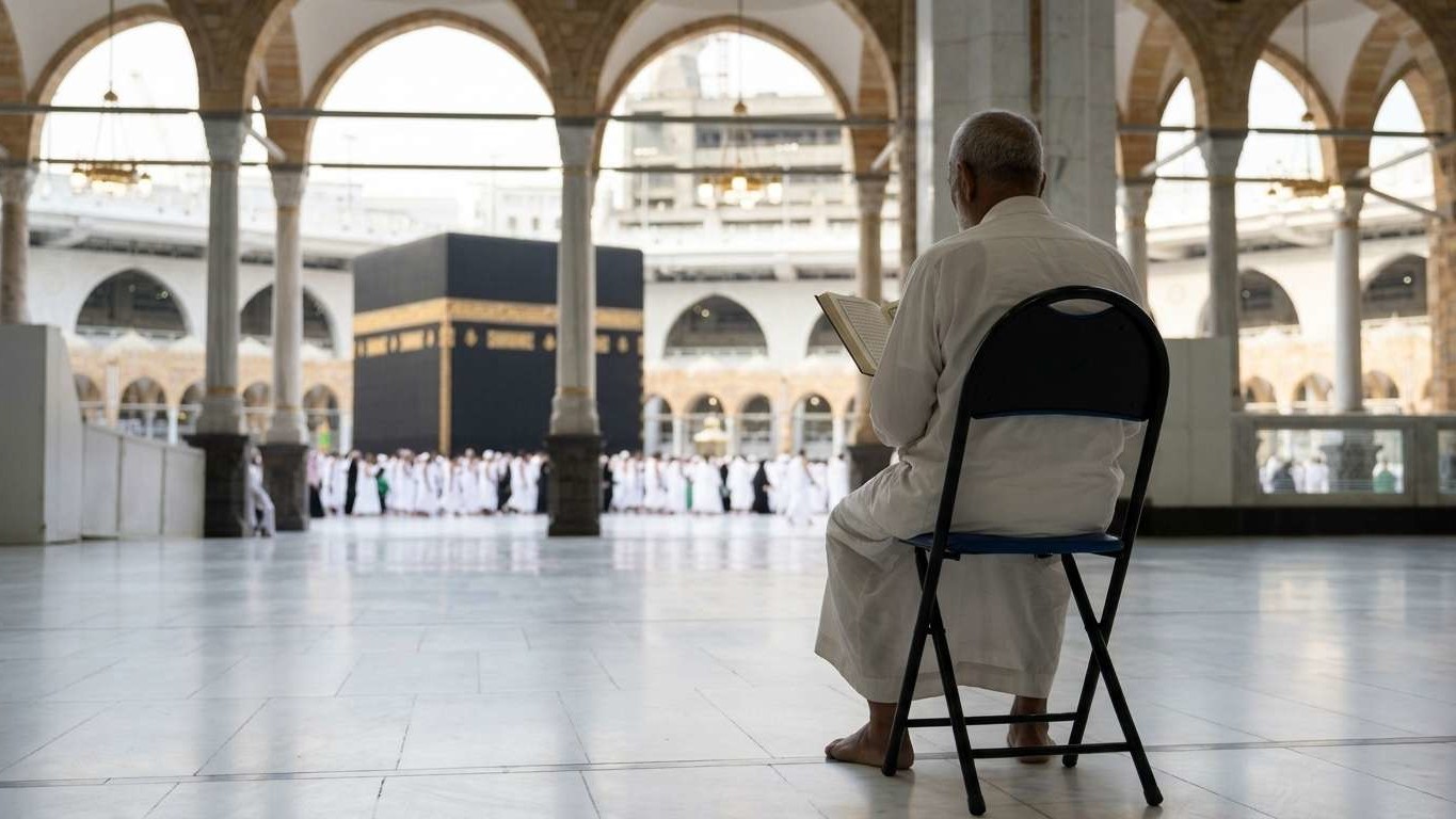 Guide In Makkah Chaise Pour Pelerins Haram Uai
