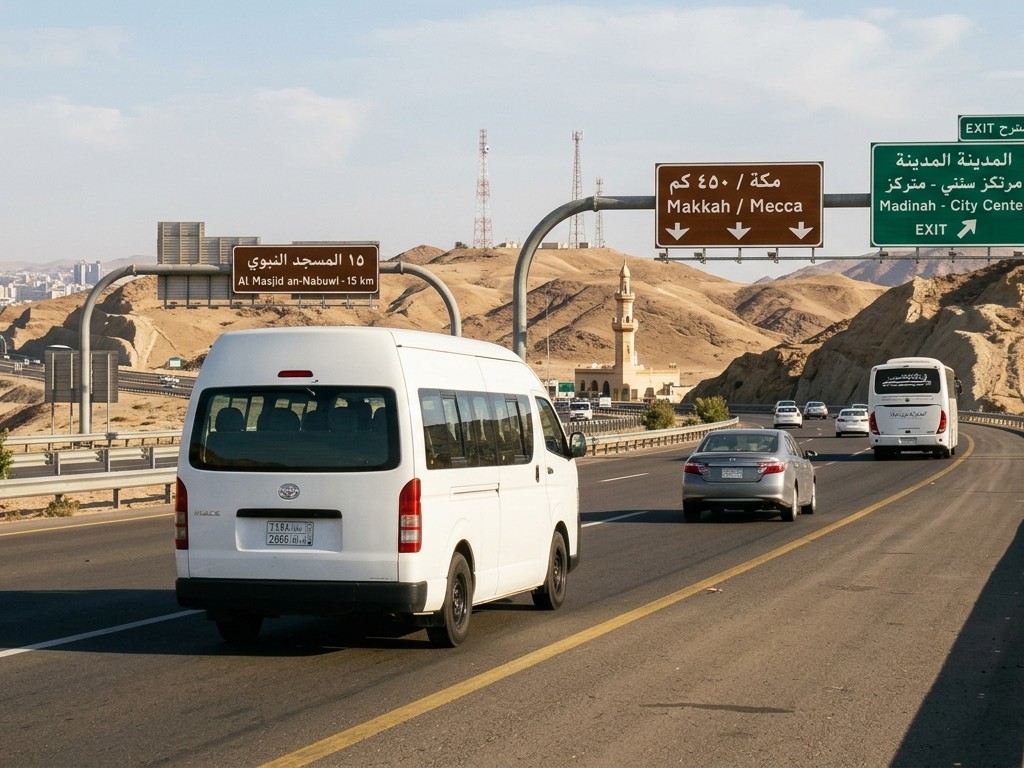 Transfert Makkah Madina Van