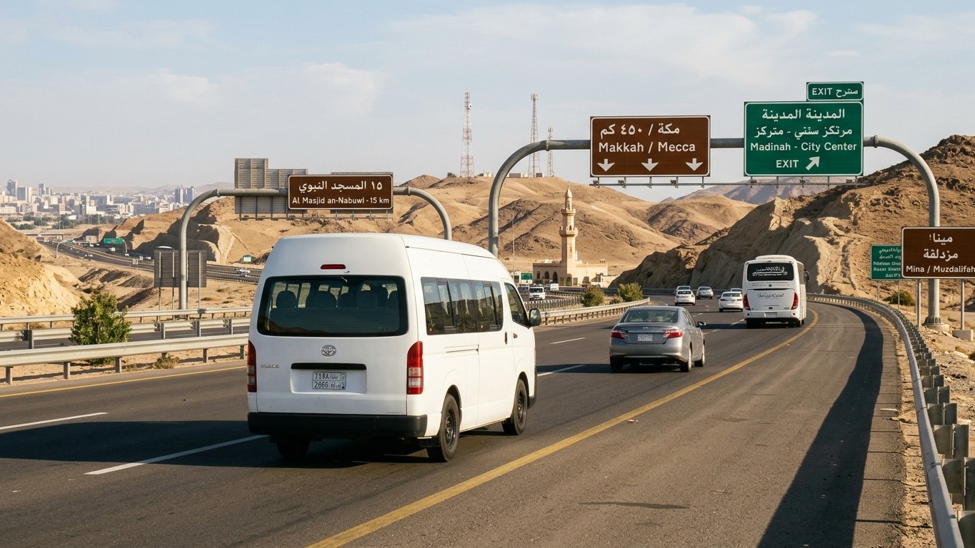 Transfert Makkah Madina Van